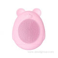 Silicone electric facial cleansing instrument